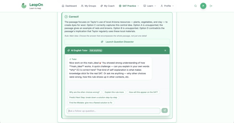 LeapOn SAT – screenshot 10
