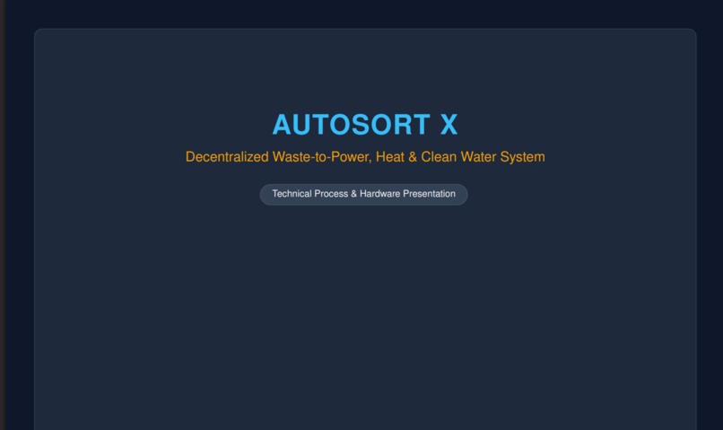 AutoSort X: Waste-to-Power & Water Classifier – screenshot 7