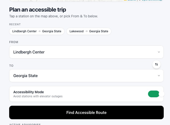 AccessMARTA – screenshot 1