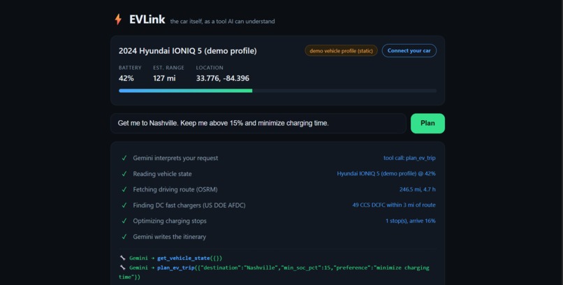 EVLink – screenshot 1