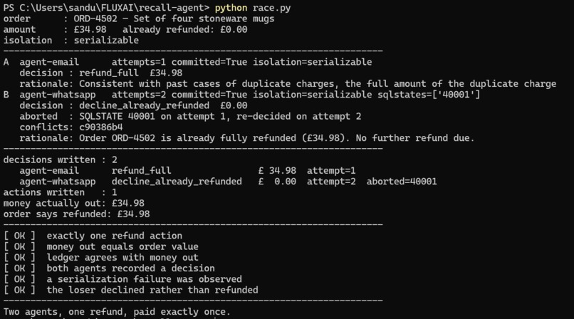 Recall  – screenshot 3
