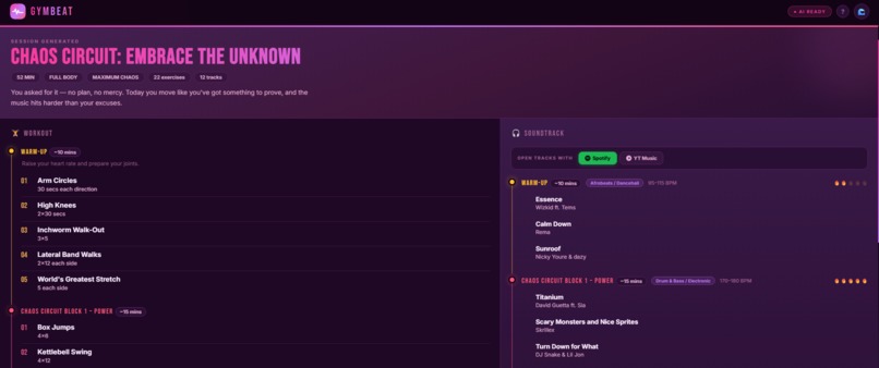 GymBeat – screenshot 3