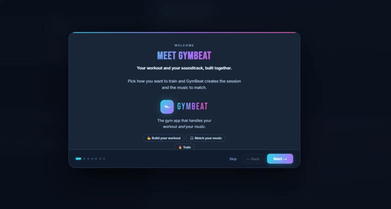GymBeat – screenshot 1