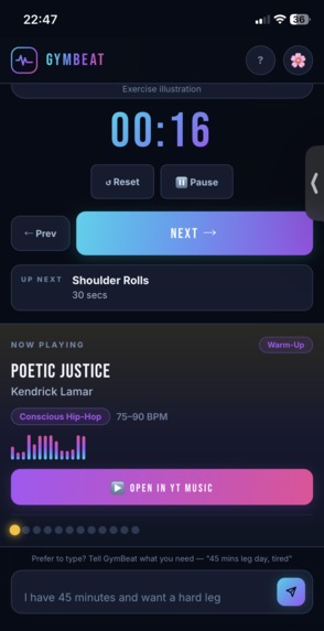 GymBeat – screenshot 4