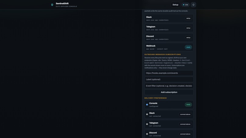 SentinelShift – screenshot 1