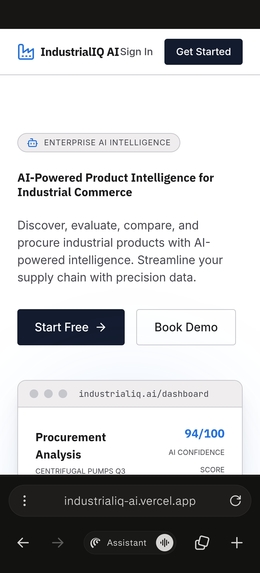 IndustrialIQ AI – screenshot 1