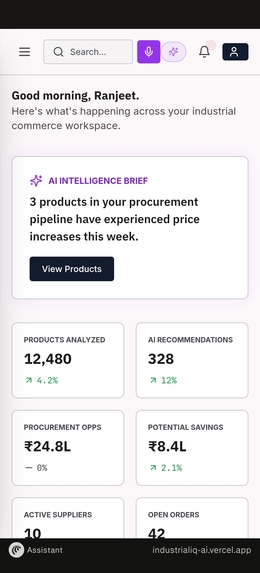 IndustrialIQ AI – screenshot 2