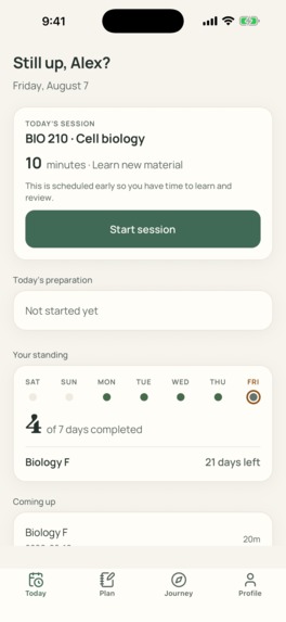 StudyAhead – screenshot 4