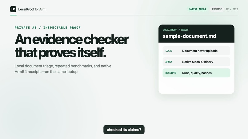 LocalProof for Arm – screenshot 1