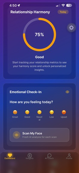 EmoBond — AI Coach for Couples – screenshot 1