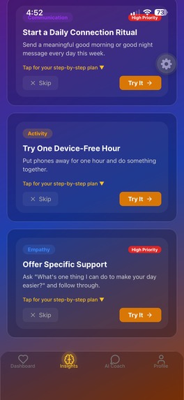 EmoBond — AI Coach for Couples – screenshot 2