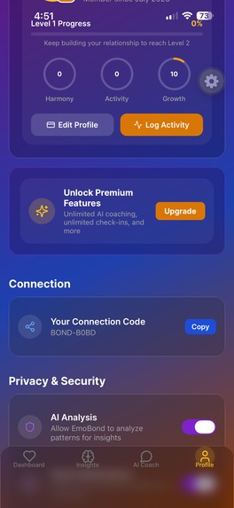 EmoBond — AI Coach for Couples – screenshot 3