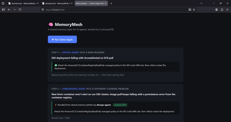 MemoryMesh – screenshot 1
