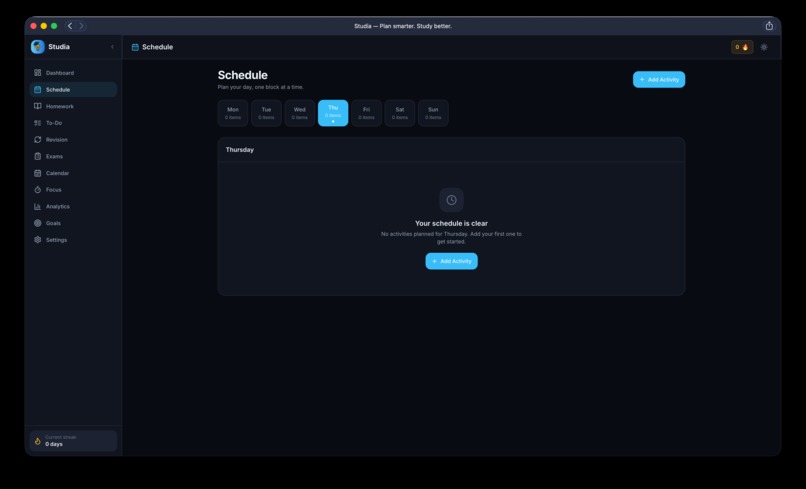 Studia | Plan Smarter. Study Better. – screenshot 3