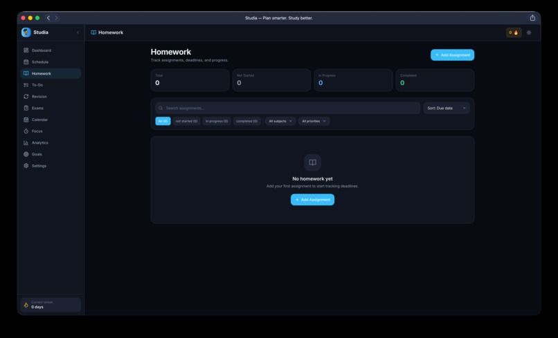 Studia | Plan Smarter. Study Better. – screenshot 4