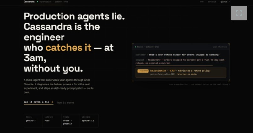 CASSANDRA – screenshot 1