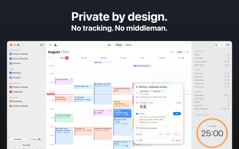 hora Calendar – screenshot 5