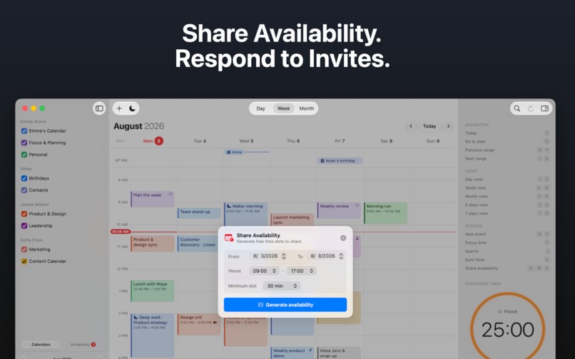 hora Calendar – screenshot 3
