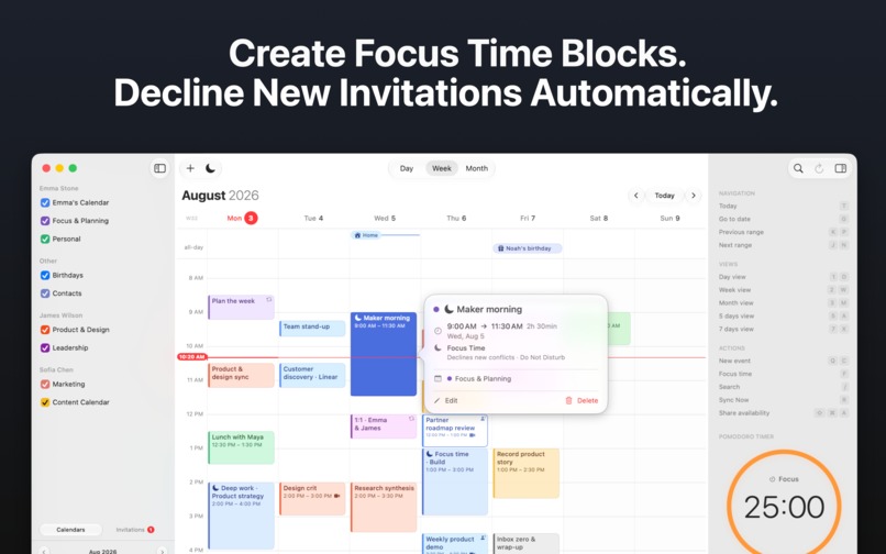 hora Calendar – screenshot 4