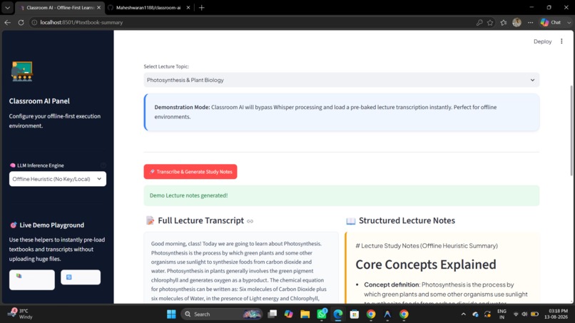 Classroom AI – screenshot 2