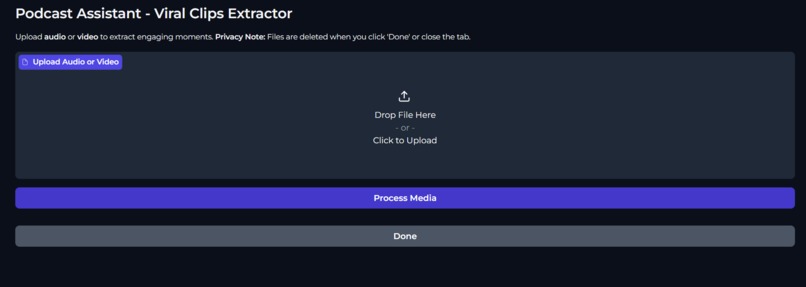 Podcast Assistant – screenshot 1