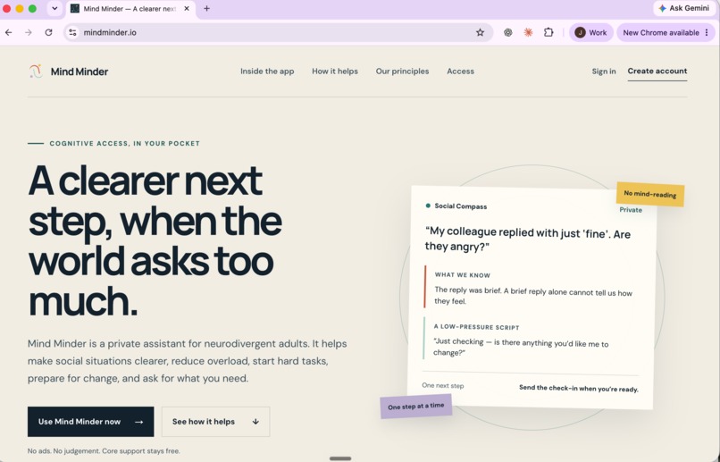 Mind Minder – screenshot 1