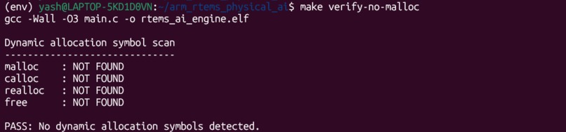 ARM-RTEMS AI Engine: Deterministic INT8 & NEON Physical AI – screenshot 1