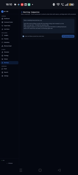 AI CEO Business Intelligence  – screenshot 2