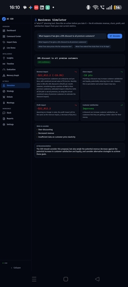 AI CEO Business Intelligence  – screenshot 9