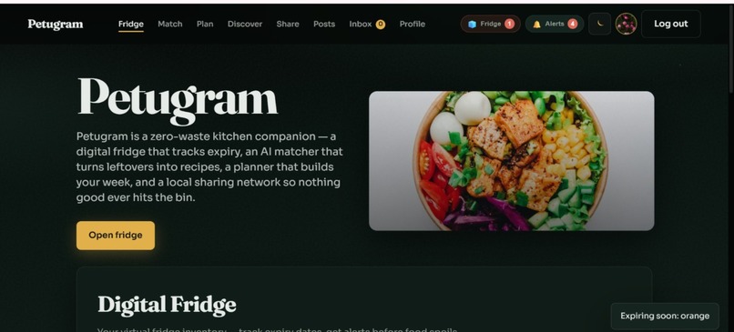 Petugram: Smart Kitchen, Zero Waste – screenshot 1