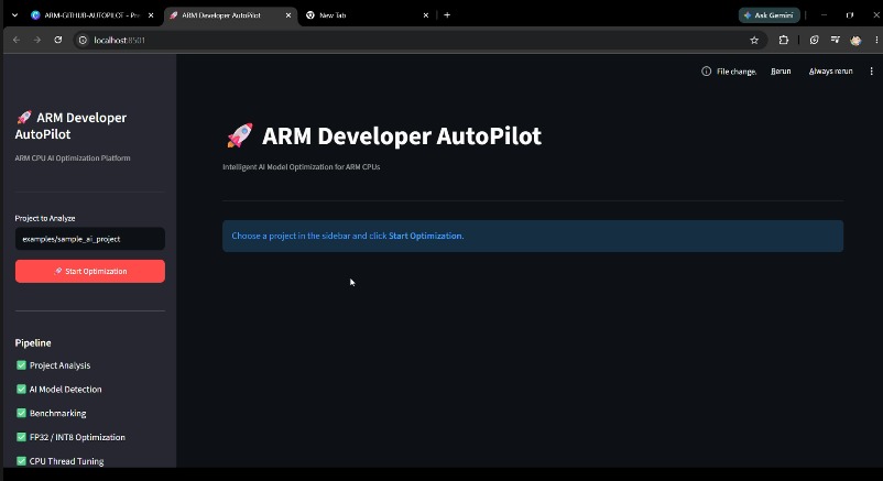 ARM DEVELOPER AUTOPILOT – screenshot 5