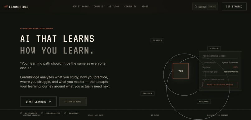 LearnBridge — AI That Learns How You Learn – screenshot 1