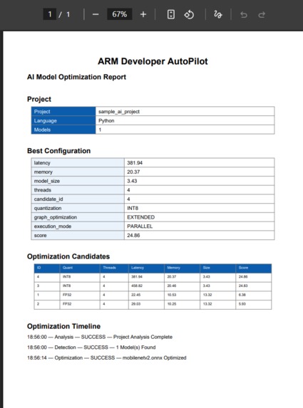 ARM DEVELOPER AUTOPILOT – screenshot 10