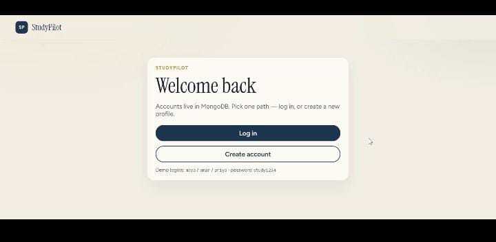 StudyPilot – screenshot 2