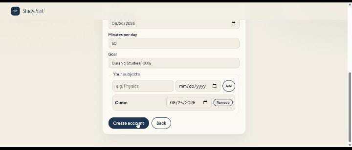 StudyPilot – screenshot 3