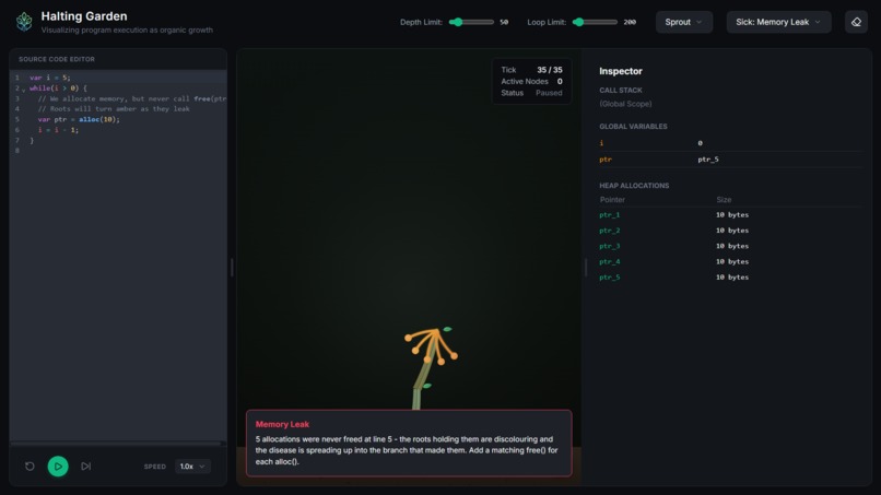 Halting Garden – screenshot 2