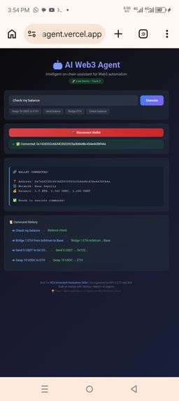 AI Web3 Agent - Mobile-First On-Chain Assistant – screenshot 5