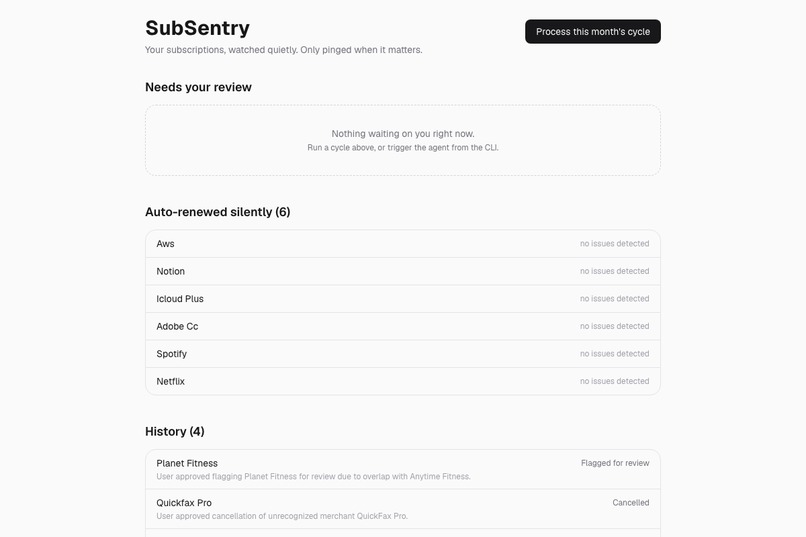 SubSentry – screenshot 4