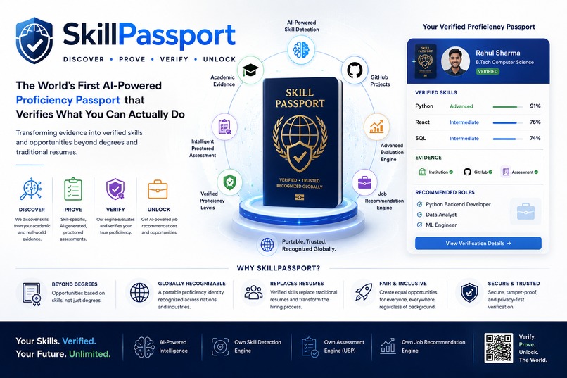TEAM-4- SkillPassport - AI Powered Concept Licence. – screenshot 1