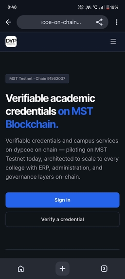 ERP On-Chain – screenshot 1