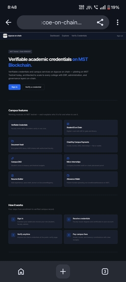 ERP On-Chain – screenshot 2