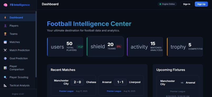 Football Analytic Prototype – screenshot 1