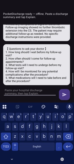 PocketDischarge – screenshot 4