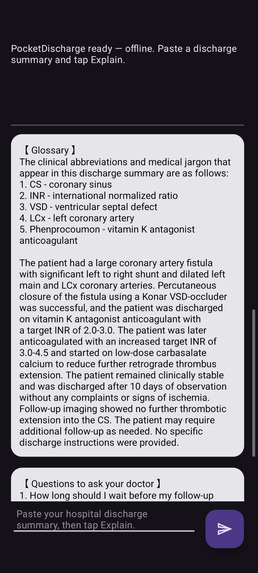 PocketDischarge – screenshot 3
