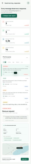 ReliefLens AI — Every Message Becomes Action – screenshot 4