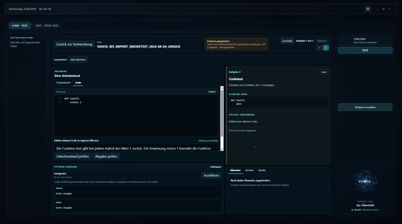 VANTA.OS – screenshot 2