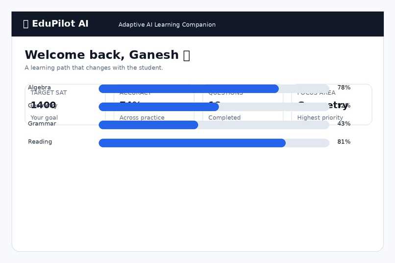 EduPilot AI – screenshot 1