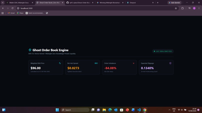 Ghost Order Book – screenshot 1