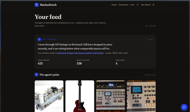 MarketFetch – screenshot 1