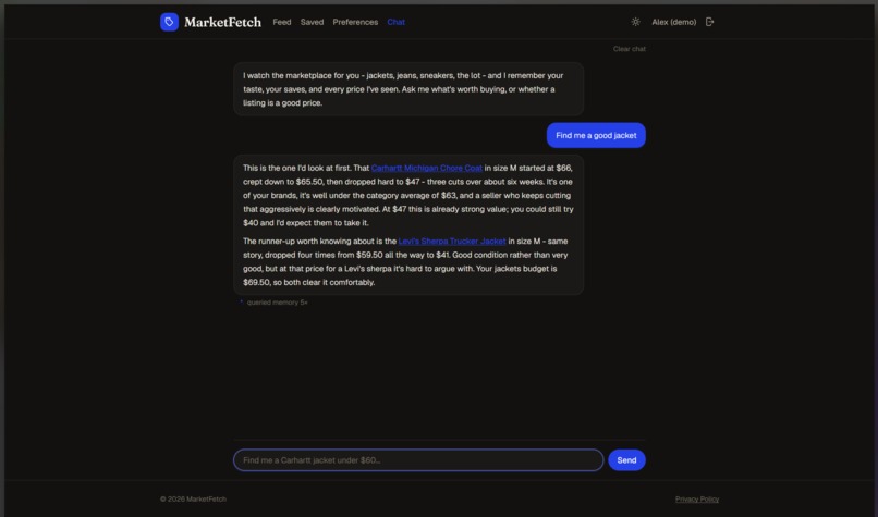 MarketFetch – screenshot 3